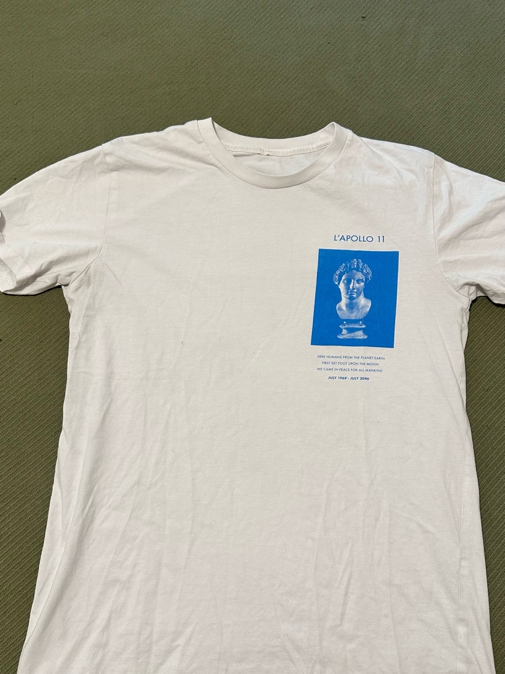 Moon Collective White Short-Sleeve Graphic Tee